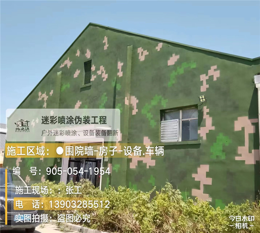 内江外墙数码迷彩漆施工报价清单（100㎡标准墙面测算）